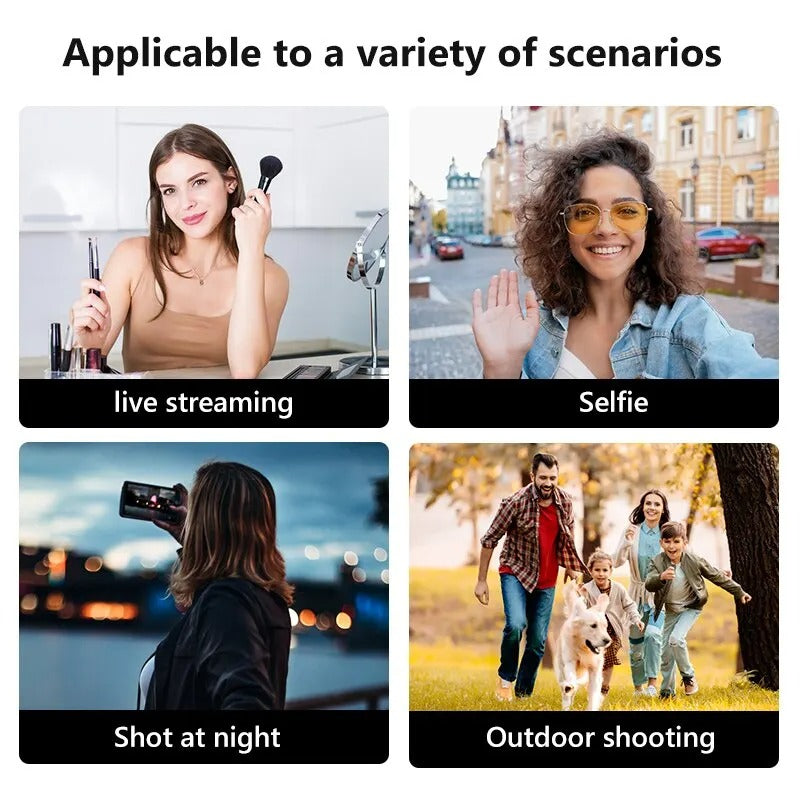 Selfie Stick Tripod with Fill Light Portable Wireless Bluetooth Telescopic for Huawei iPhone 13 14 Android Xiaomi
