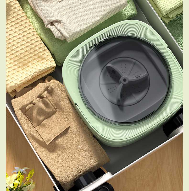 Portable Mini Washing Machine - Big Capacity, Spinning Dry