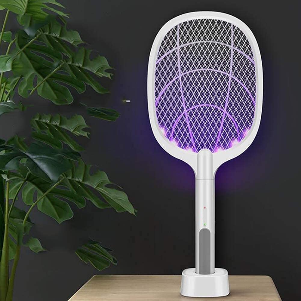 Emirate Traders™ GECKO 2 in 1 Mosquitoes Racket Must have gadget for keeping yourself and Family from Dengue