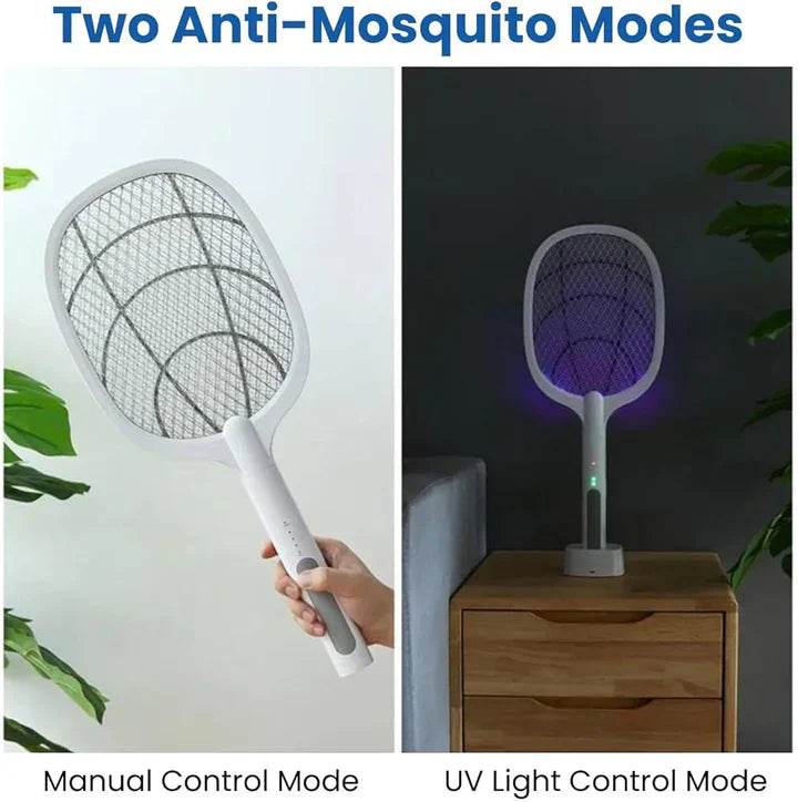 Emirate Traders™ GECKO 2 in 1 Mosquitoes Racket Must have gadget for keeping yourself and Family from Dengue