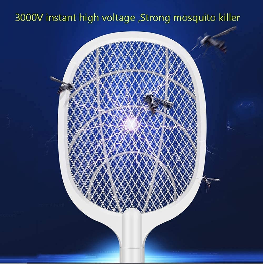 Emirate Traders™ GECKO 2 in 1 Mosquitoes Racket Must have gadget for keeping yourself and Family from Dengue