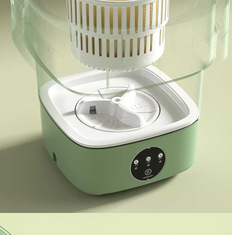 Portable Mini Washing Machine - Big Capacity, Spinning Dry