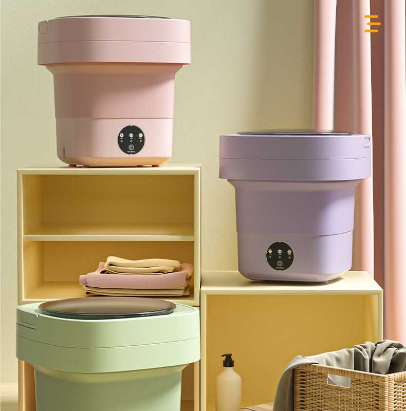 Portable Mini Washing Machine - Big Capacity, Spinning Dry