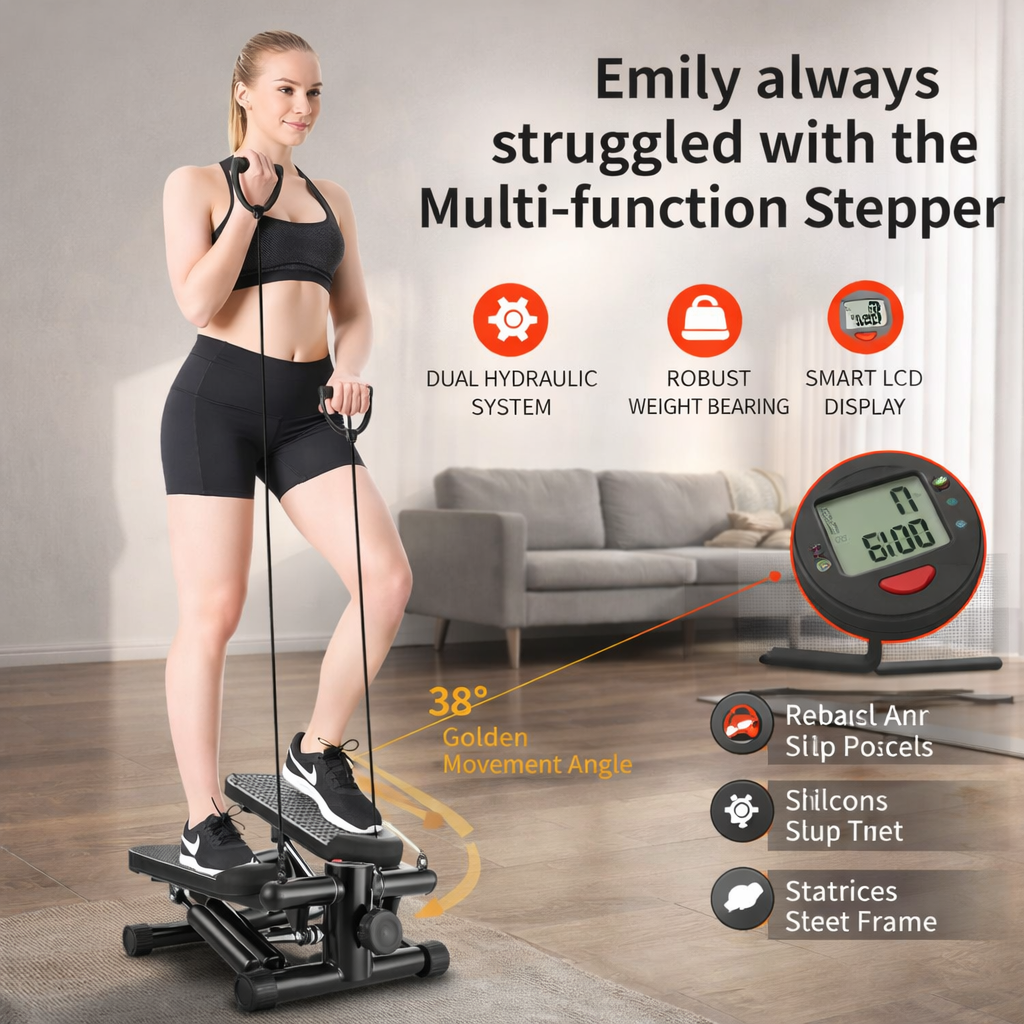 Multifunction Mini Pedal Steppers Machine