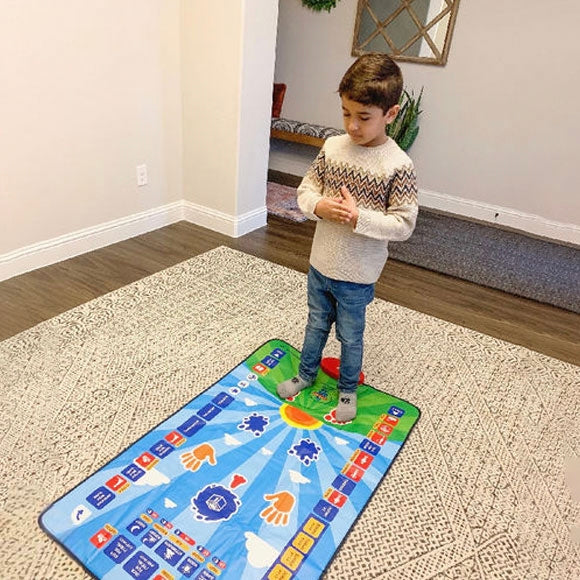 Islamic learning prayer mat for kids | سجادة صلاة تعليمية إسلامية للأطفال