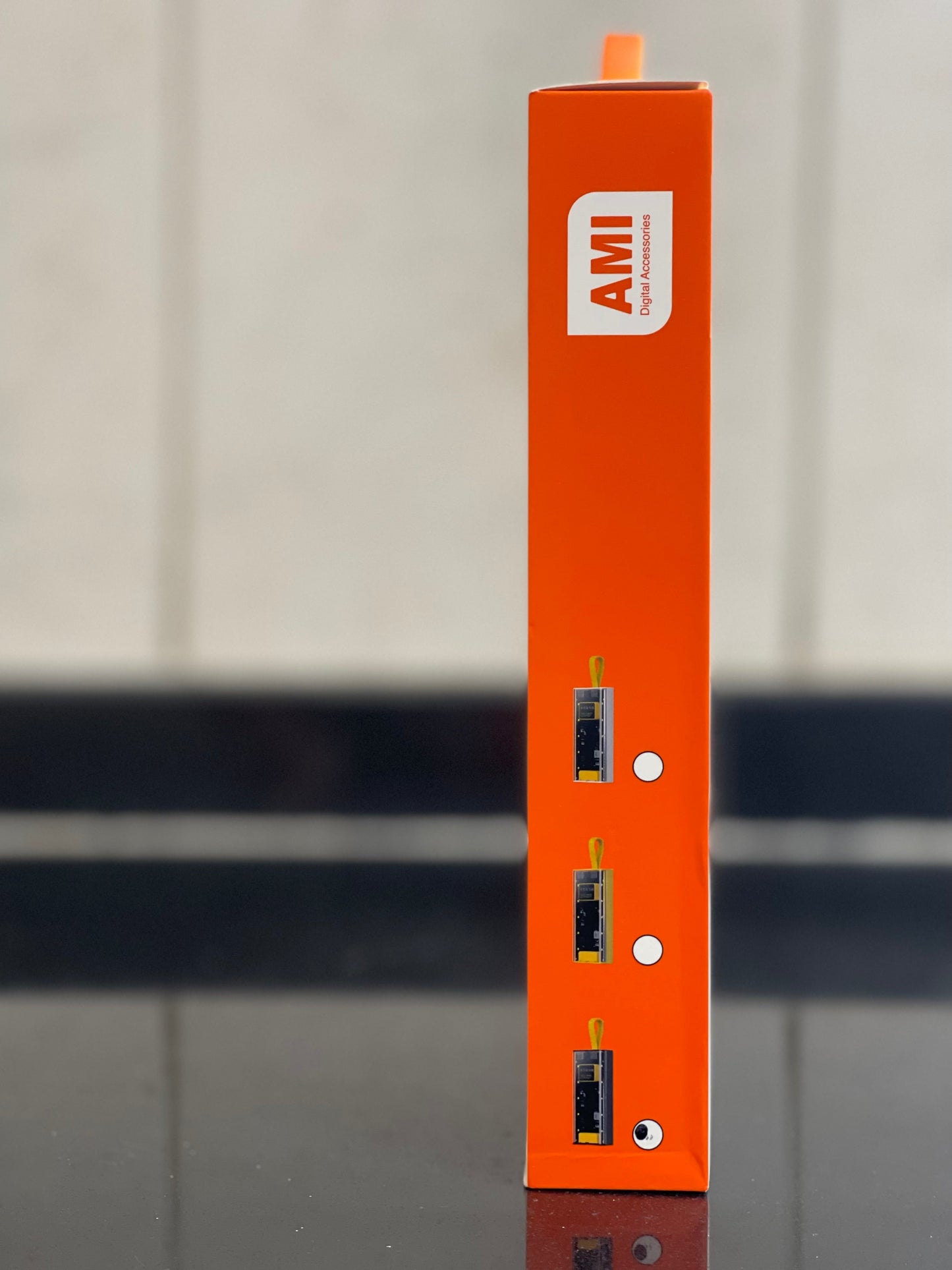 Hot Selling AMI Transparent 20000mAh Powerful Power Bank With 4 Cables Portable Power Bank