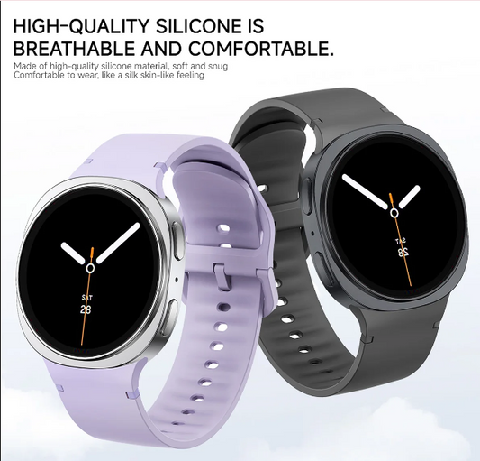 Samsung Galaxy Watch 8 Graphite, LTE, 40mm Smartwatch (Smart Copy) | ساعة سامسونج جالاكسي واتش 8 جرافيت، تدعم LTE، مقاس 40 مم