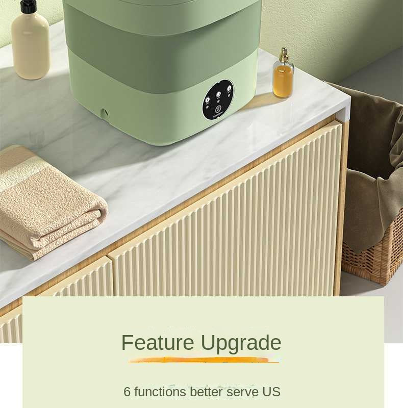 Portable Mini Washing Machine - Big Capacity, Spinning Dry
