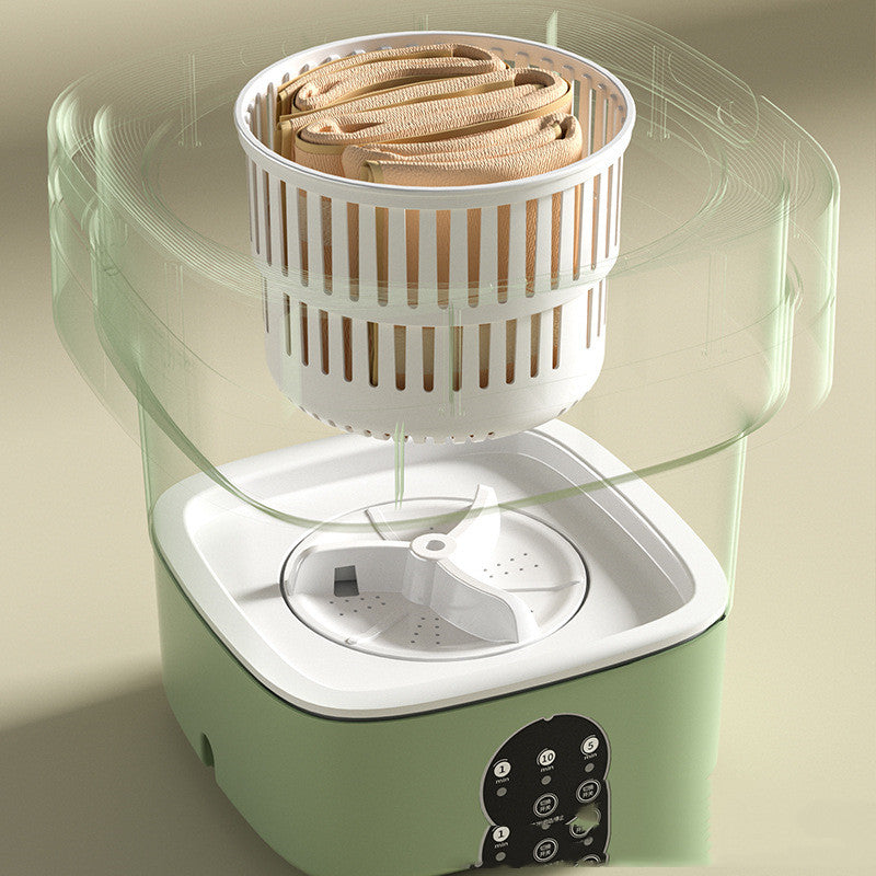 Portable Mini Washing Machine - Big Capacity, Spinning Dry