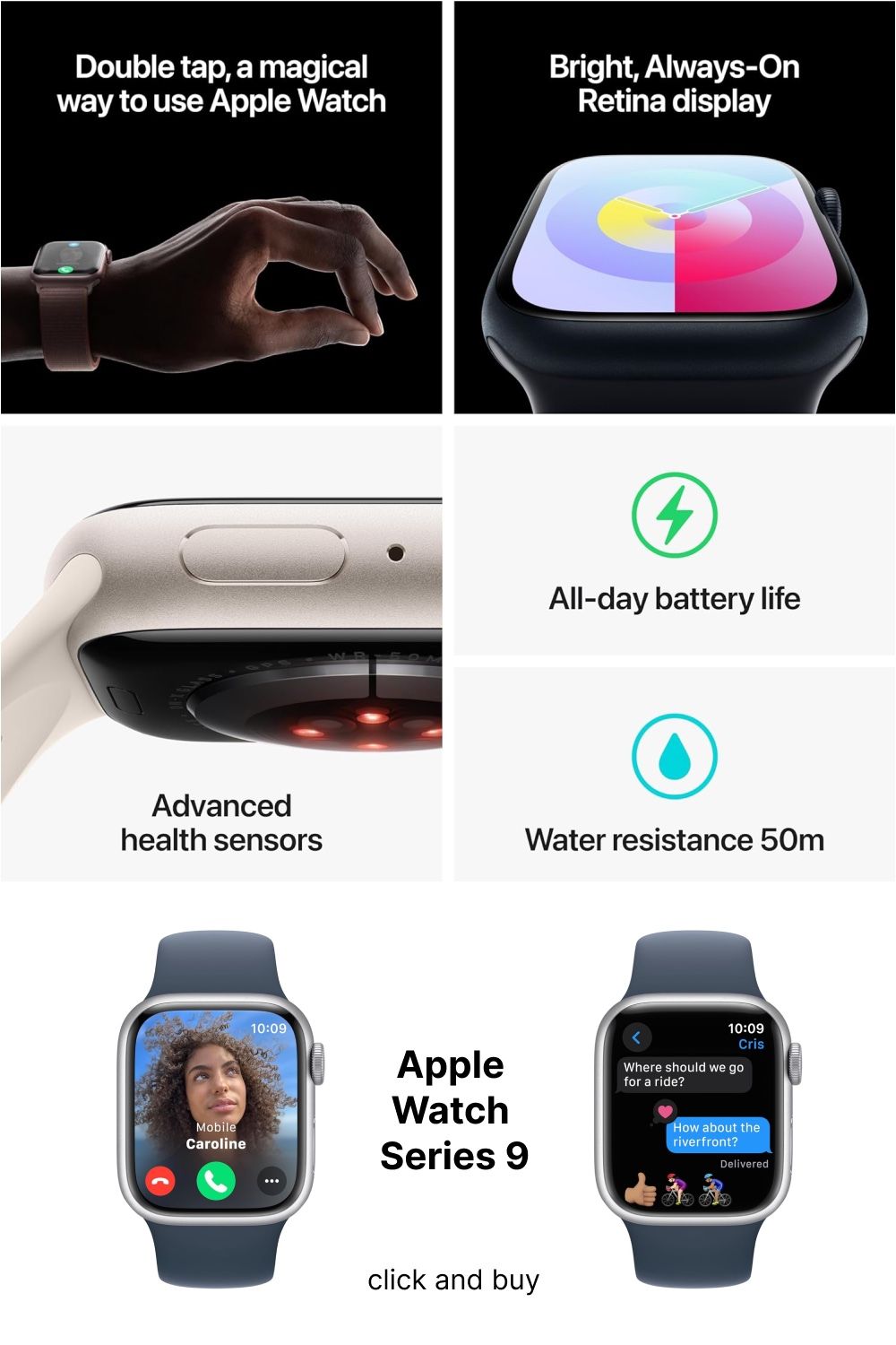 Apple Watch  Series 9 | ساعة ابل سيريس 9