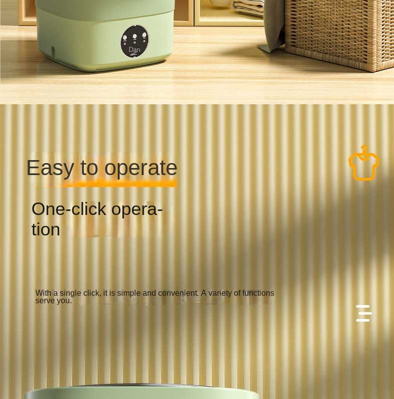 Portable Mini Washing Machine - Big Capacity, Spinning Dry