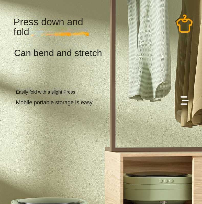Portable Mini Washing Machine - Big Capacity, Spinning Dry