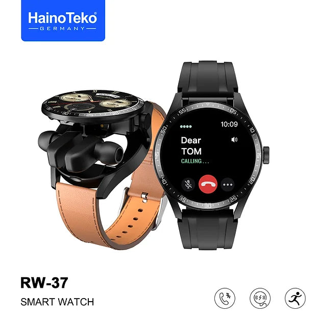 Haino Teko Smart Watch and Headphones in One High quality Product Innovative Touch Control Android and iOS Supported