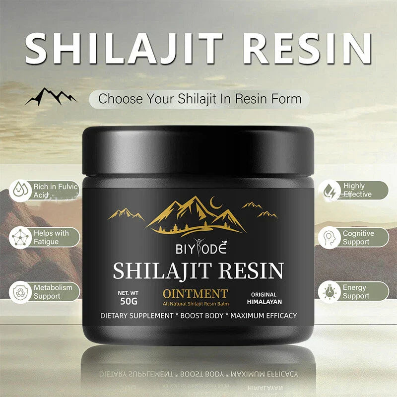 Original 50g Pure Himalayan Shilajit Soft Resin Extremely Potent Premium High Strength