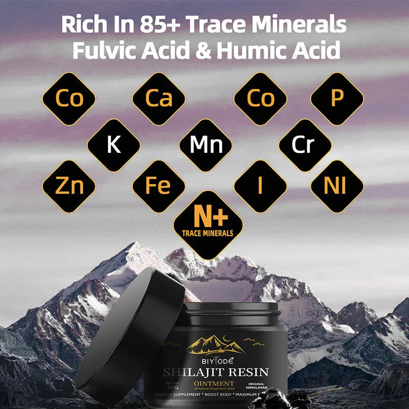 Original 50g Pure Himalayan Shilajit Soft Resin Extremely Potent Premium High Strength